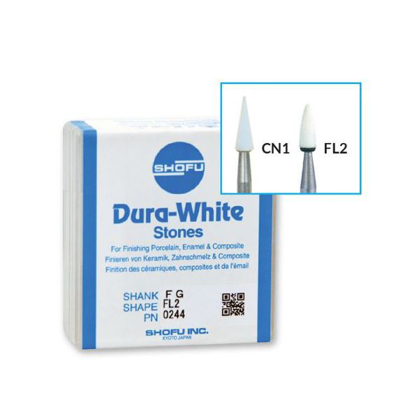 Shofu Dura-White (Vitrified-Bonded Aluminum) Polishing Stones