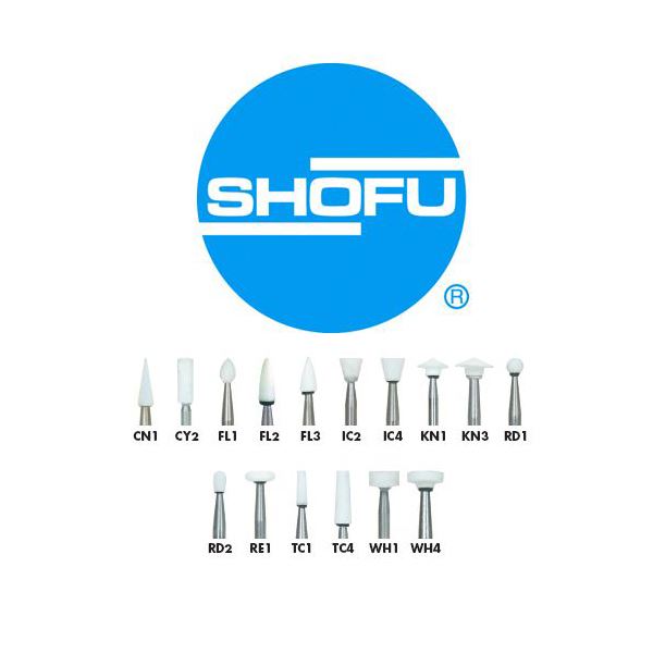 Shofu Dura-White (Vitrified-Bonded Aluminum) Polishing Stones