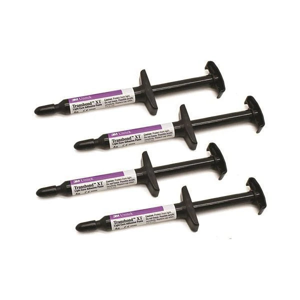 3M Unitek Transbond XT Light Cure Orthodontic Adhesive Syringe Kit (4 x 4G Syringes)