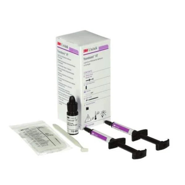 3M Unitek Transbond XT Light Cure Orthodontic Adhesive Syringe Kit (4 x 4G Syringes)