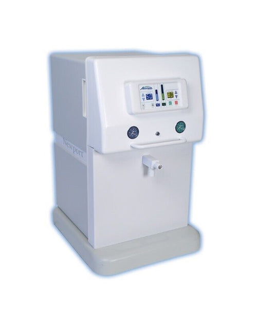 Accutron Dental Portable 4 Tank Nitrous Cabinet - Digital Newport Flowmeter