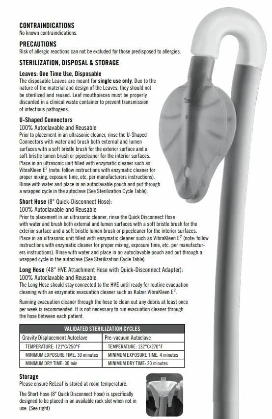 ReLeaf HVE Hands free suction System (Basic Kit)