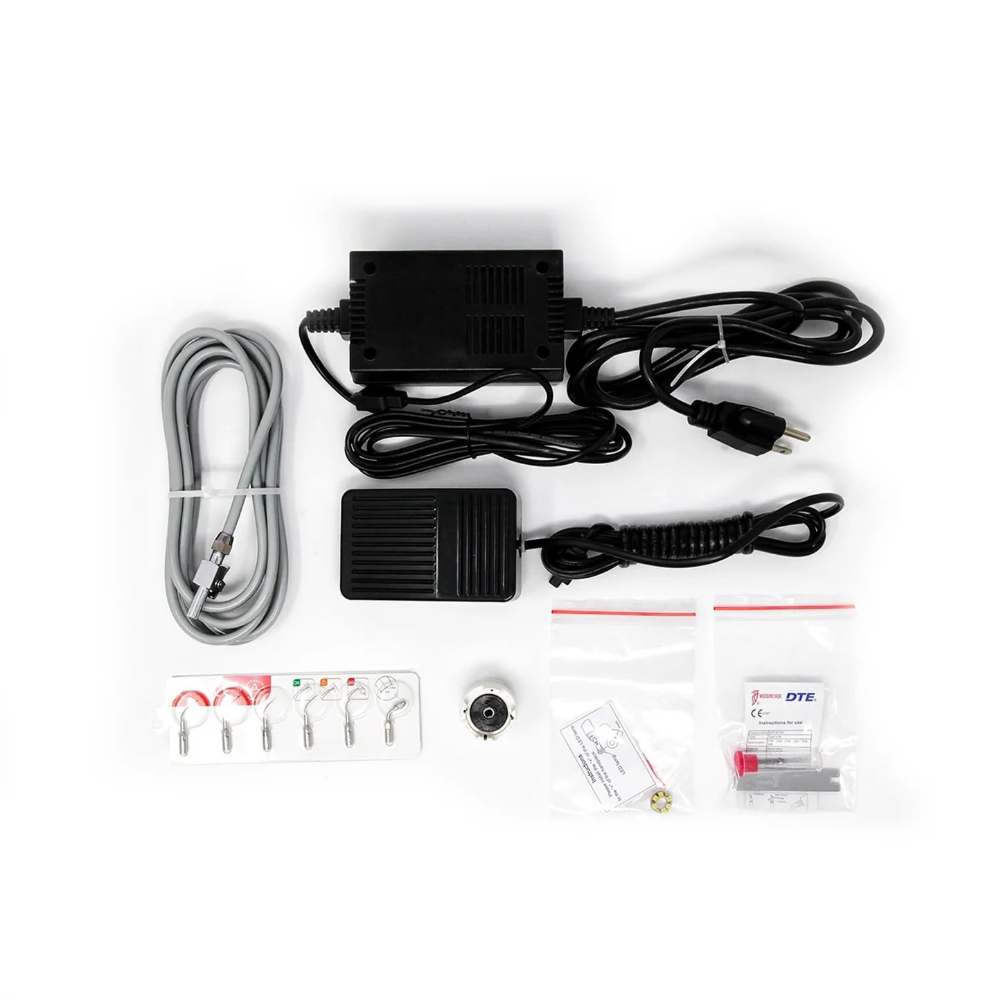 JMU Woodpecker UDS-E LED Dental Ultrasonic Scaler, 2 Water Bottles