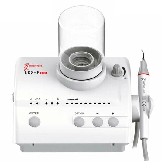 JMU Woodpecker UDS-E LED Dental Ultrasonic Scaler, 2 Water Bottles