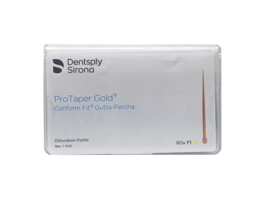 Dentsply Sirona ProTaper Gold Confirm Fit Gutta Percha Obturation Points 60/Pk