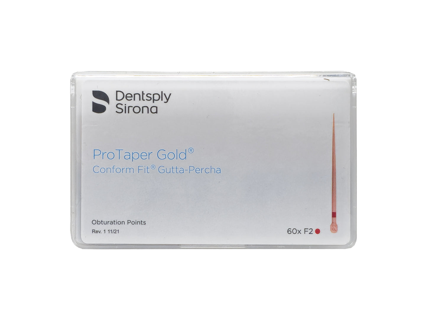 Dentsply Sirona ProTaper Gold Confirm Fit Gutta Percha Obturation Points 60/Pk
