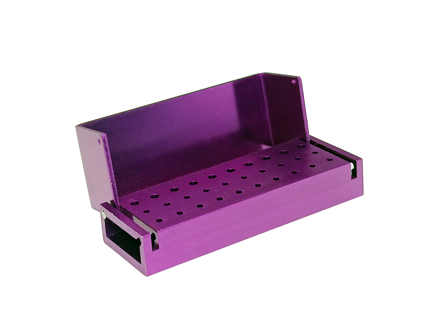 REDLAND Disinfection Burs Holder Station, Bur Block Organizer with Cover 30 HOLES