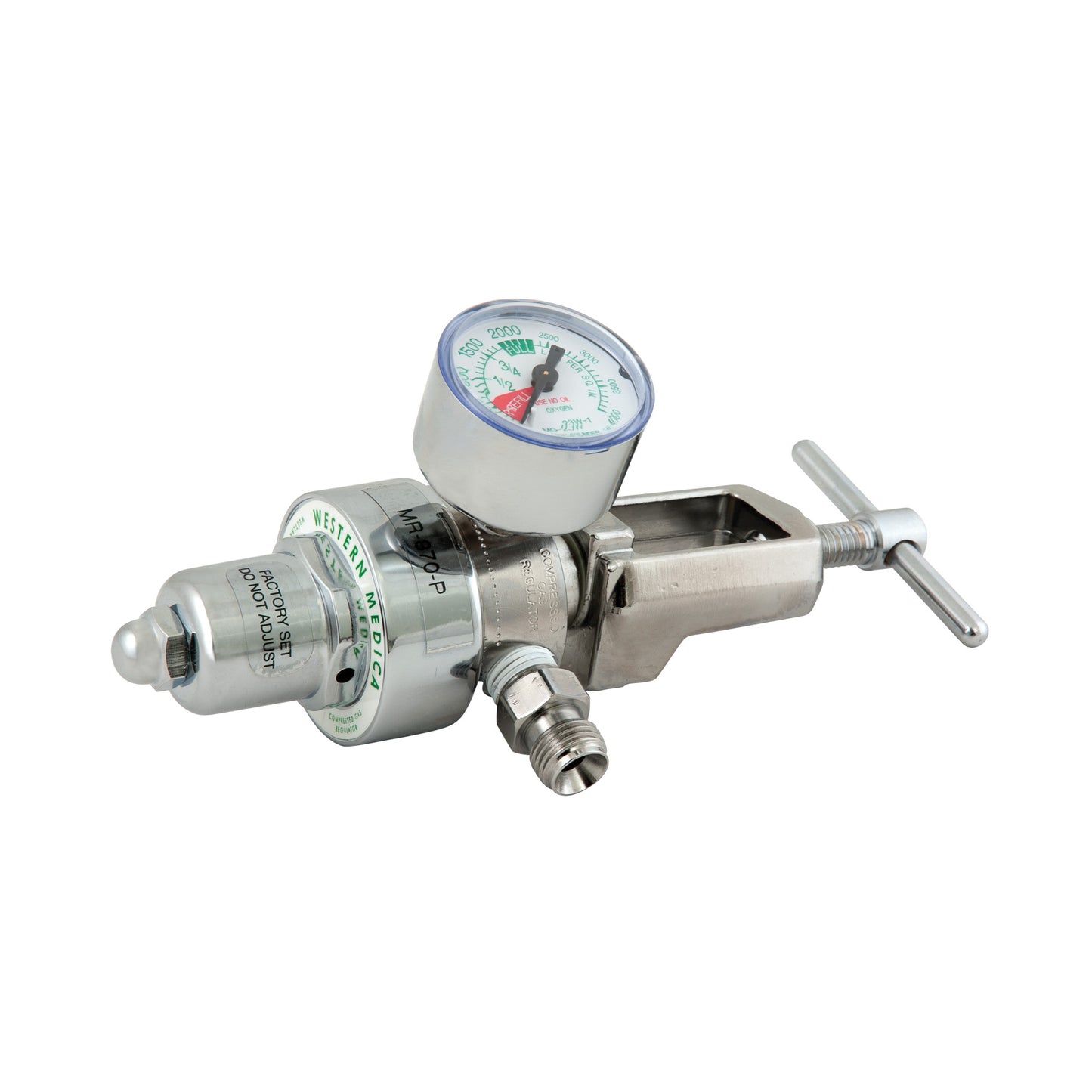 Accutron E Yoke Regulator with DISS Fitting and Cylinder Content Gauge