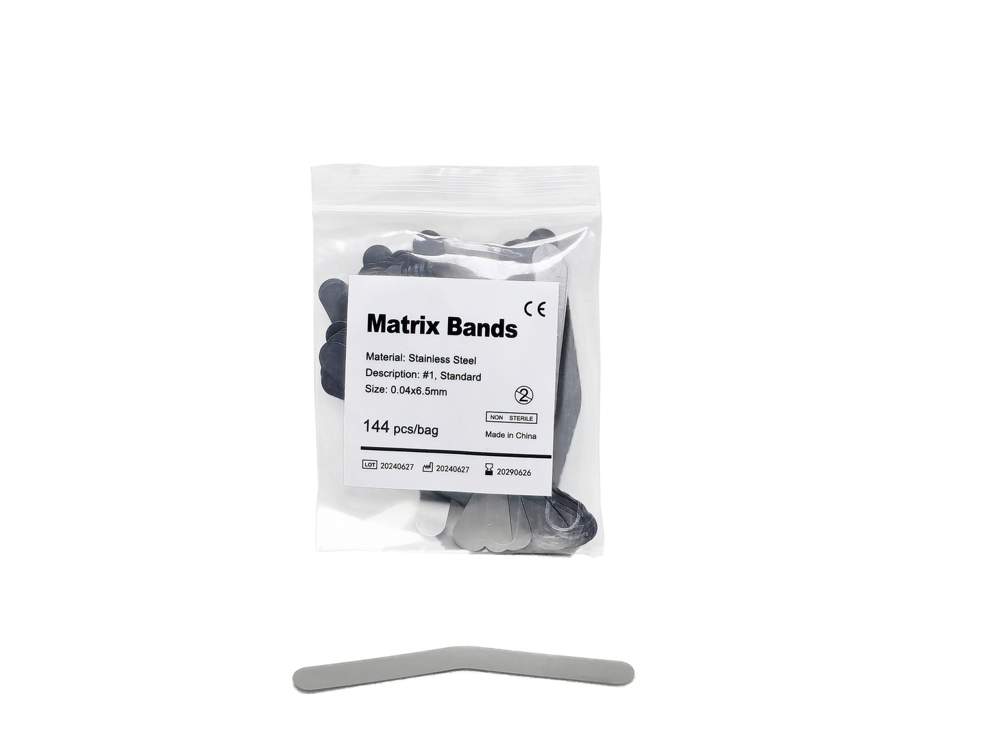 REDLAND STAINLESS STEEL MATRIX BANDS 144/PACK