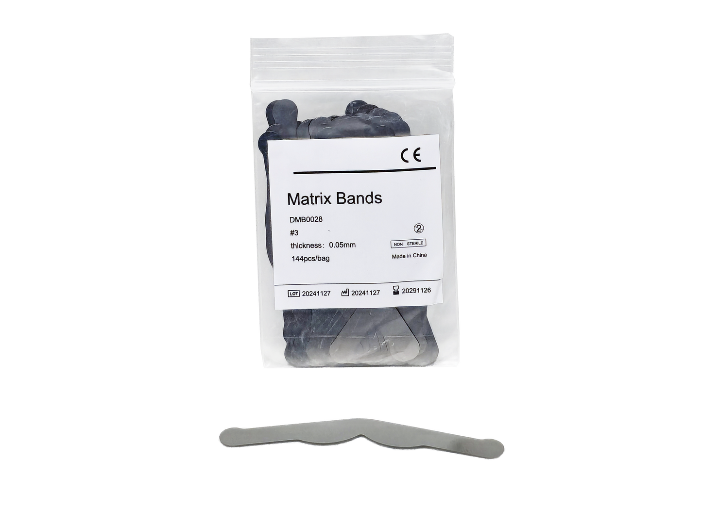 REDLAND STAINLESS STEEL MATRIX BANDS 144/PACK