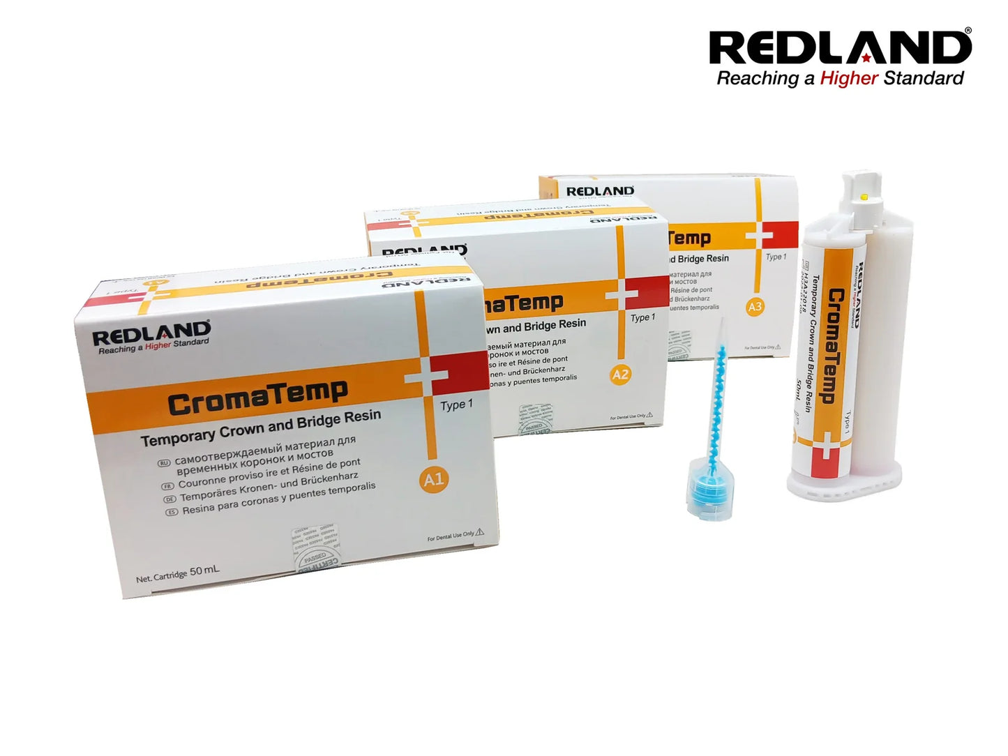 Redland Dental CromaTemp Crown & Bridge Temporary Material (50mL Cartridge)
