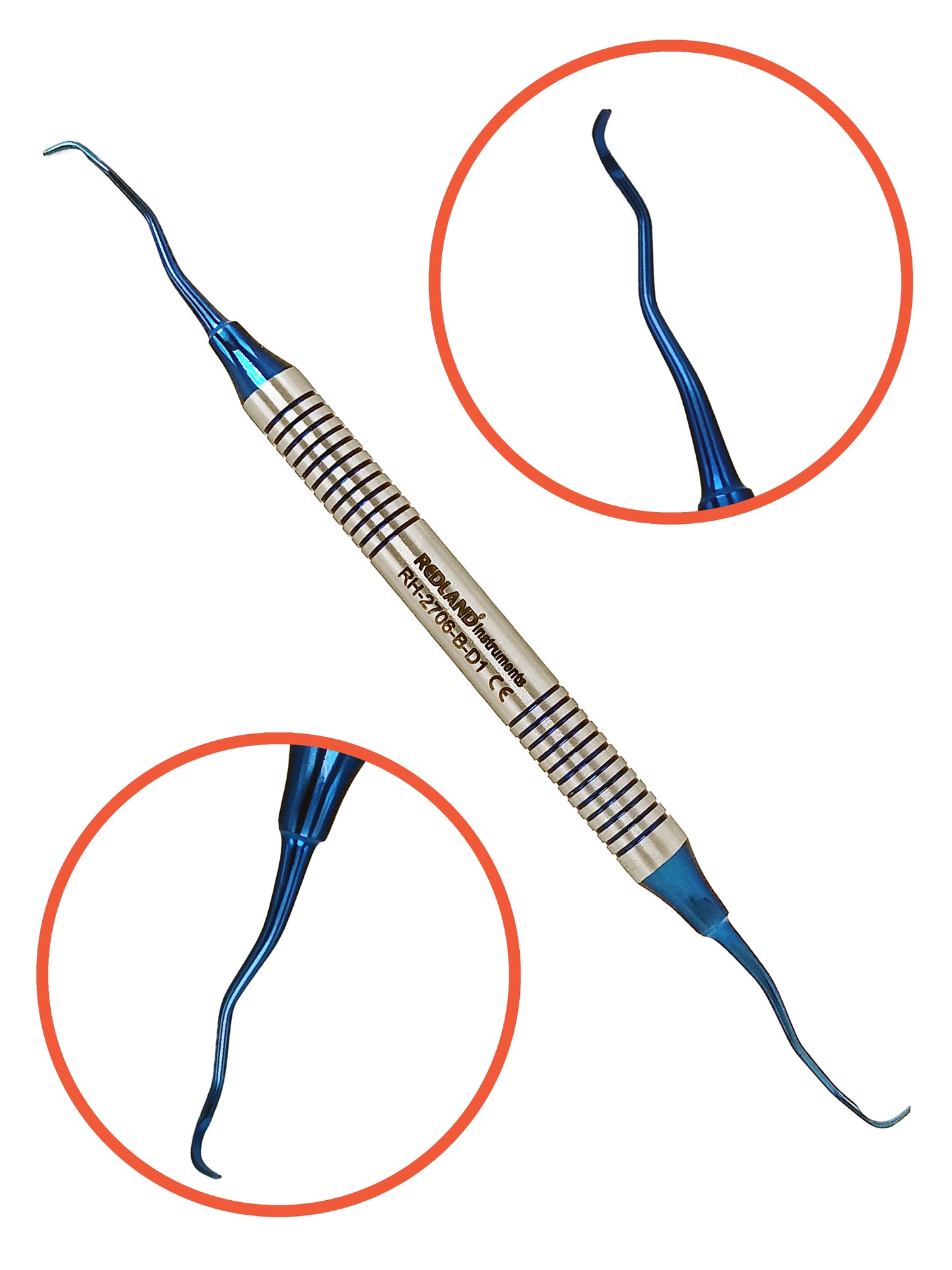 REDLAND Diagnostic Instruments Kit 10 Pcs with Autoclavable Cassette (Blueline)