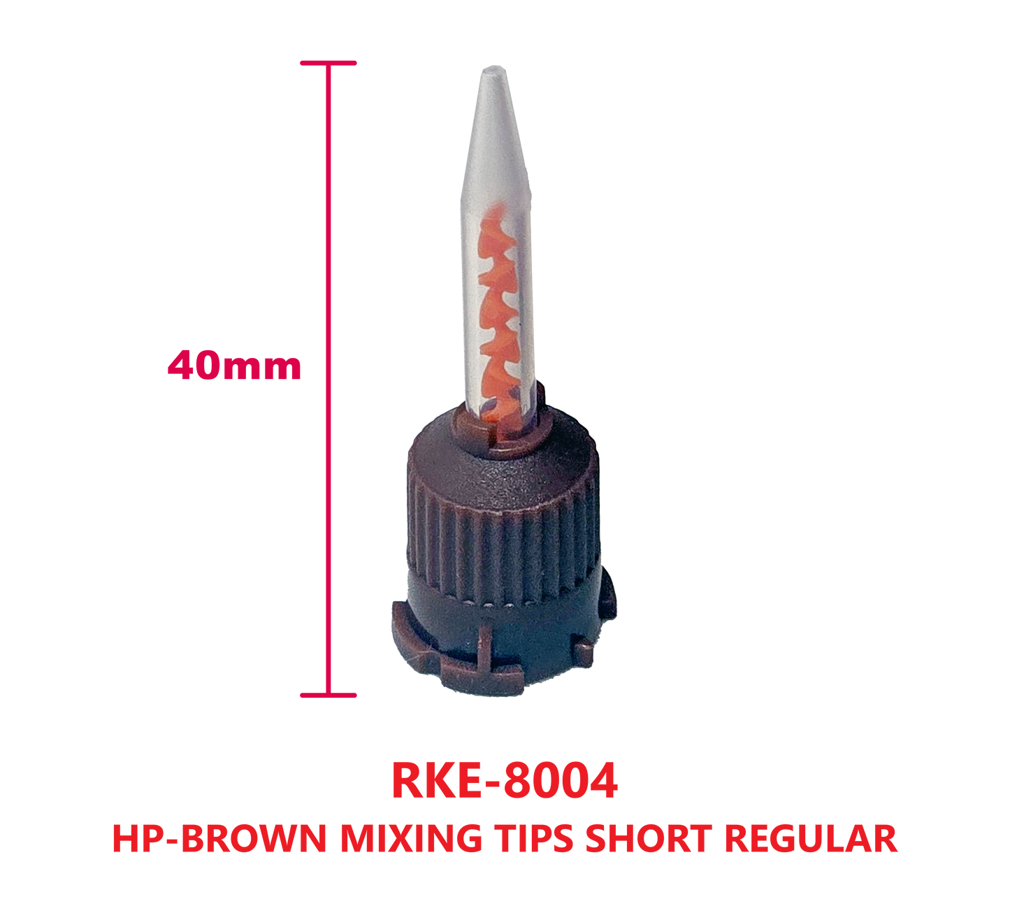 Mixing Tips ( Brown-Orange) for Kerr Maxcem cement 4:1 50/Pk