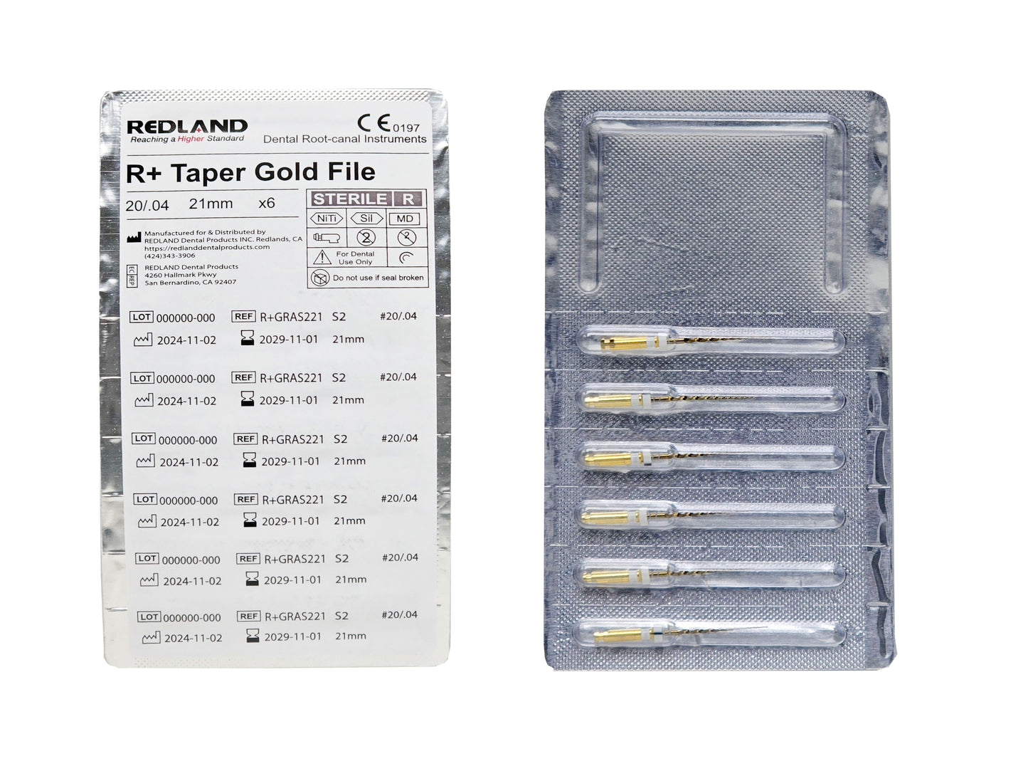REDLAND R+ TAPER GOLD Rotary Files