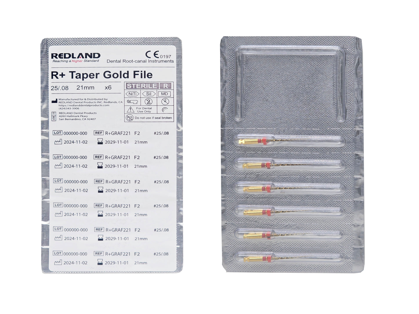 REDLAND R+ TAPER GOLD Rotary Files