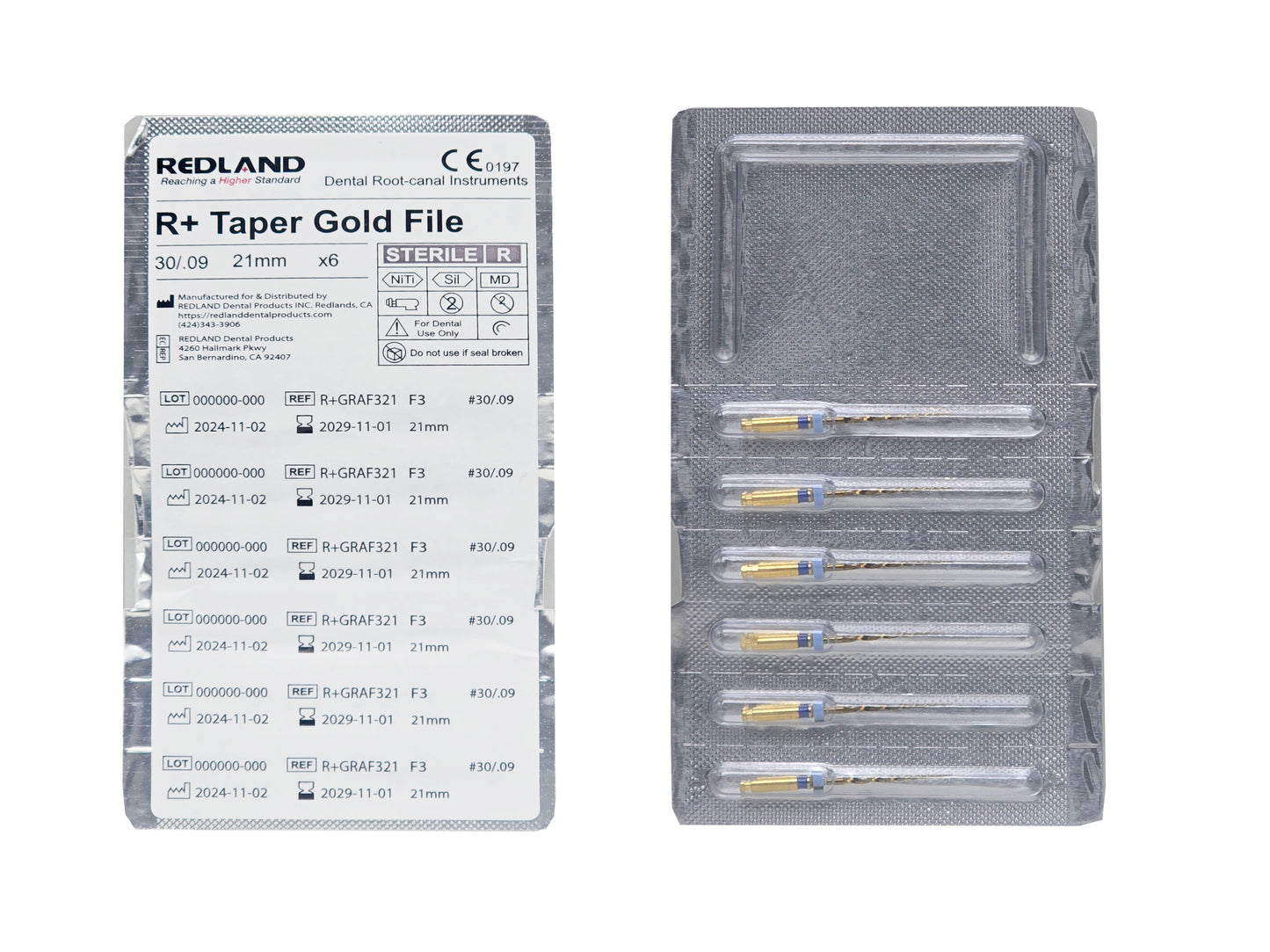 REDLAND R+ TAPER GOLD Rotary Files