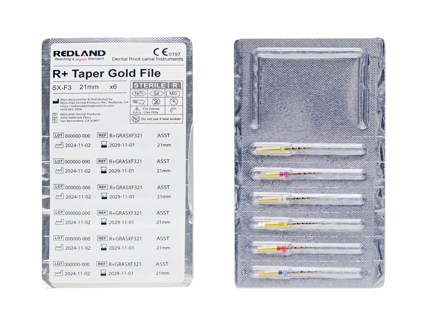REDLAND R+ TAPER GOLD Rotary Files