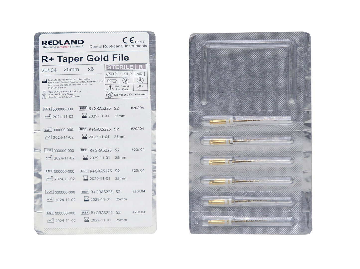 REDLAND R+ TAPER GOLD Rotary Files