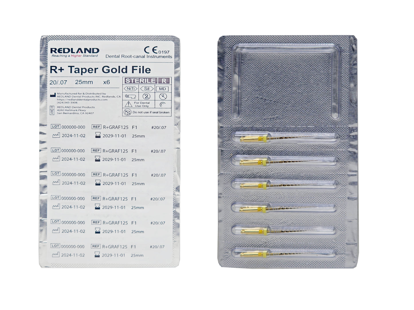 REDLAND R+ TAPER GOLD Rotary Files