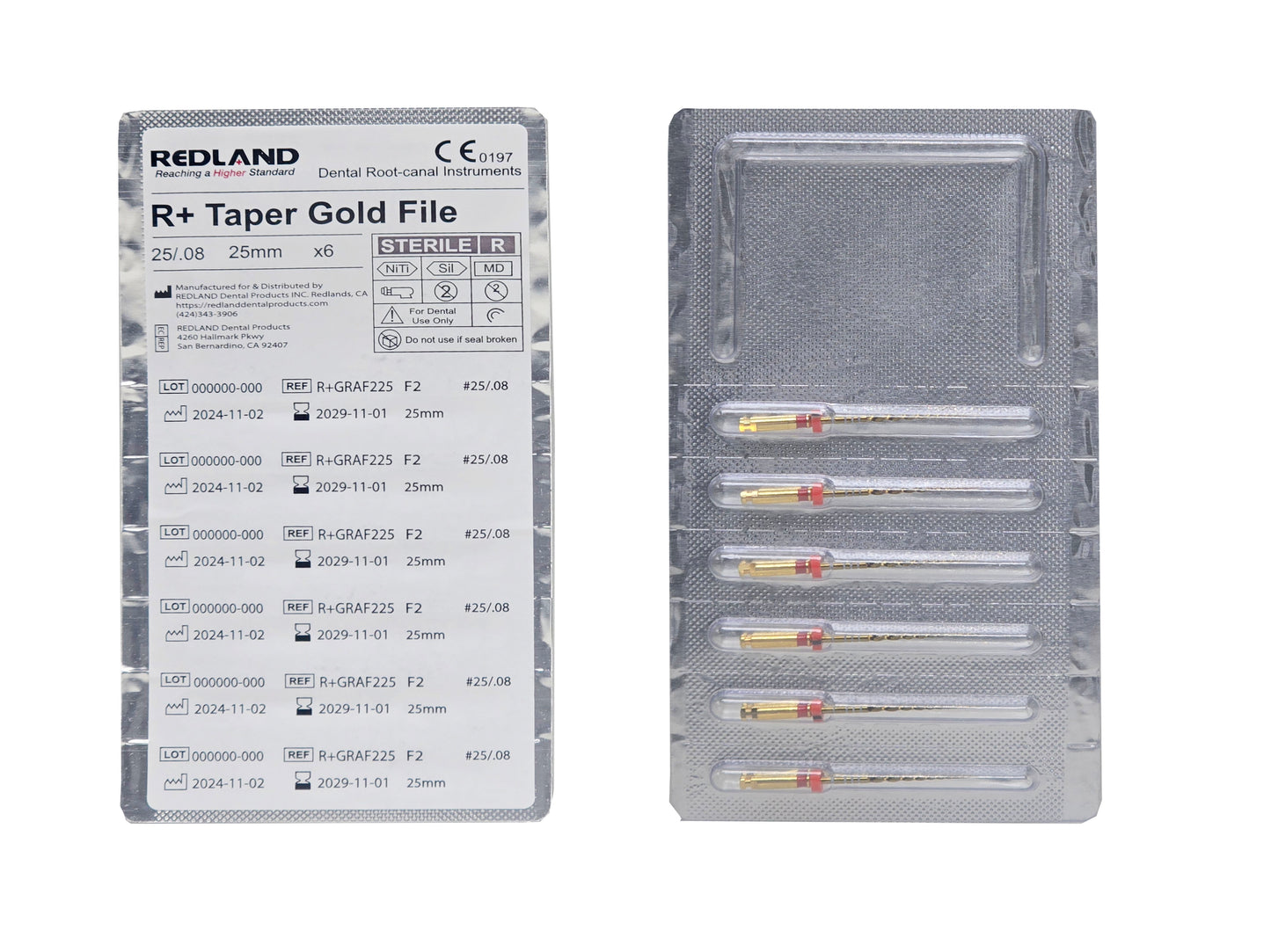 REDLAND R+ TAPER GOLD Rotary Files