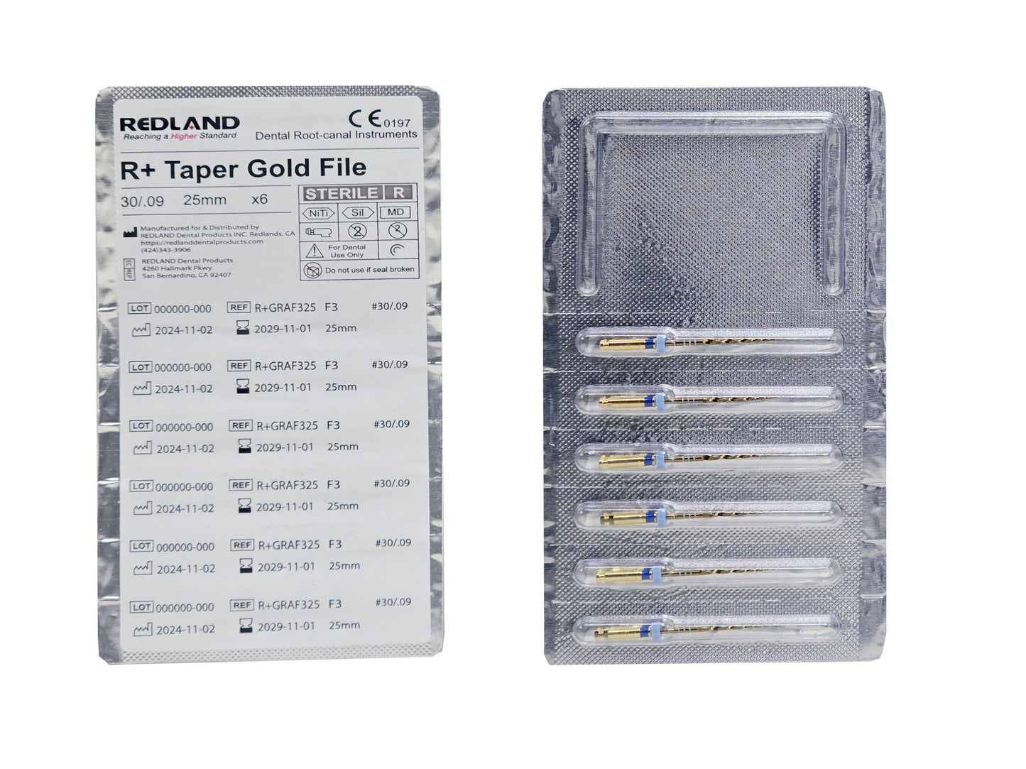 REDLAND R+ TAPER GOLD Rotary Files