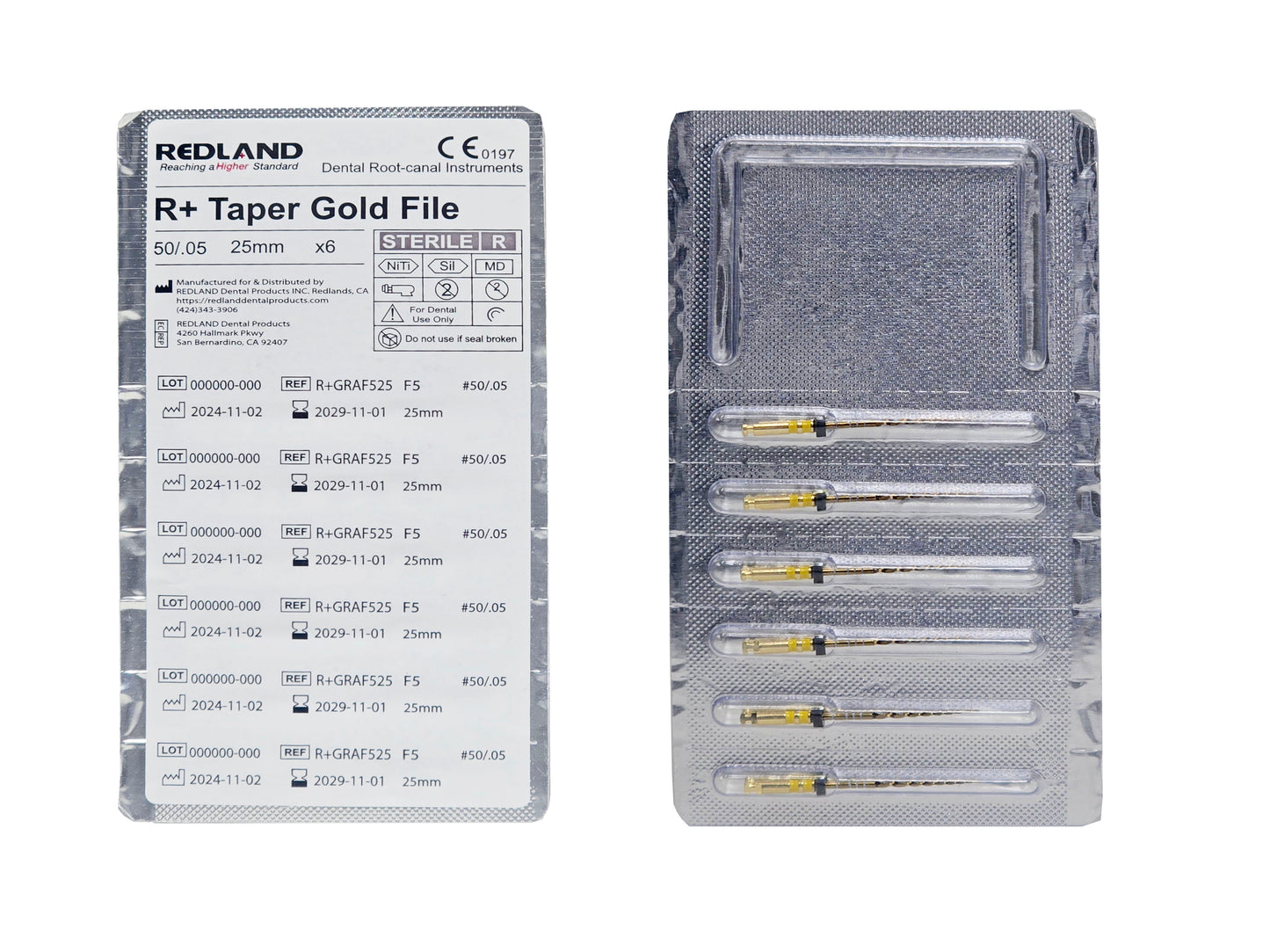 REDLAND R+ TAPER GOLD Rotary Files
