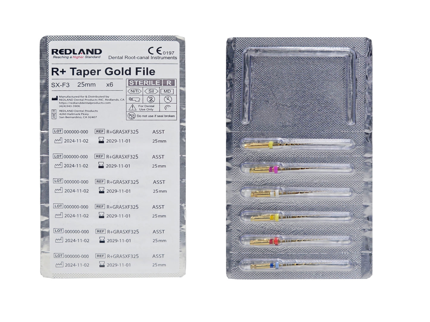 REDLAND R+ TAPER GOLD Rotary Files