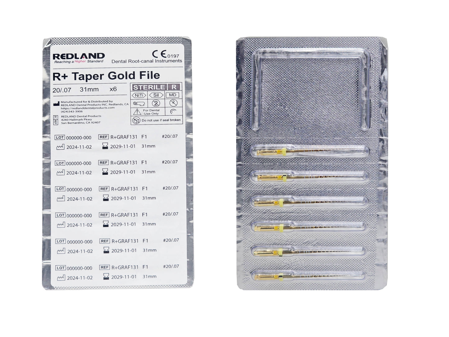 REDLAND R+ TAPER GOLD Rotary Files