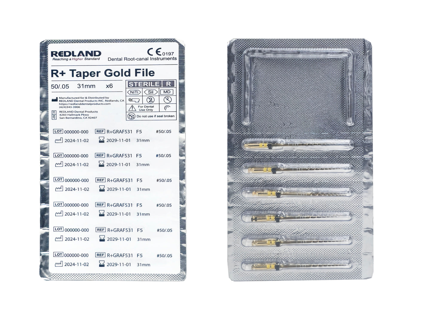 REDLAND R+ TAPER GOLD Rotary Files