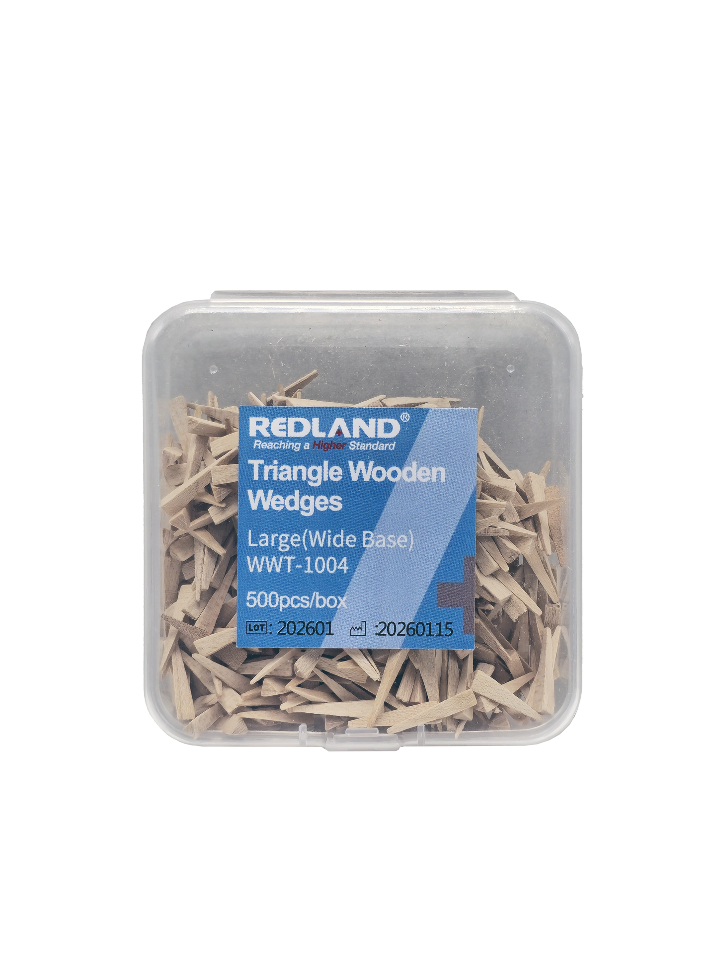 REDLAND Triangular Wood Dental Wedges (500 Pack)