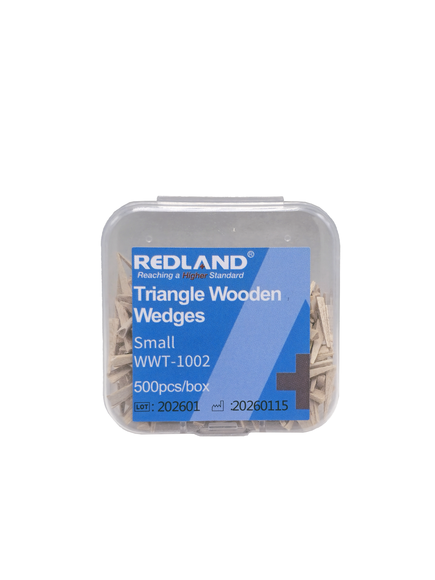 REDLAND Triangular Wood Dental Wedges (500 Pack)