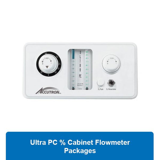 Accutron Ultra PC % Cabinet Mount Flowmeter w/ Pre-Install Kit Packages