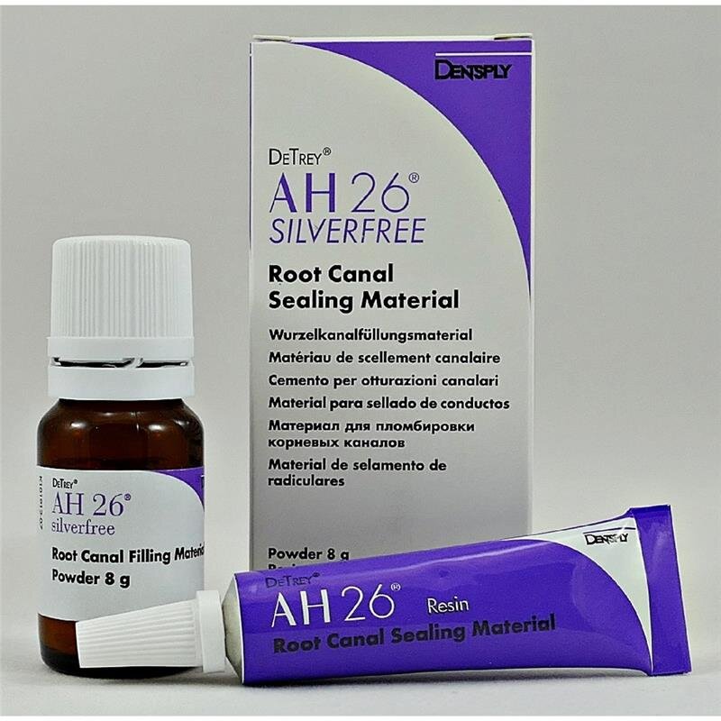 Dentsply AH26 Root Canal Sealing Material Silver Free 8g Powder + 10g Resin