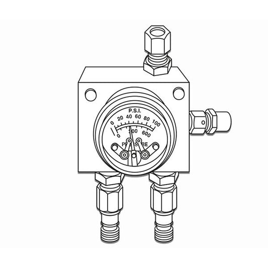 Accutron Oxygen Manifold System (2-Cylinder Configuration)