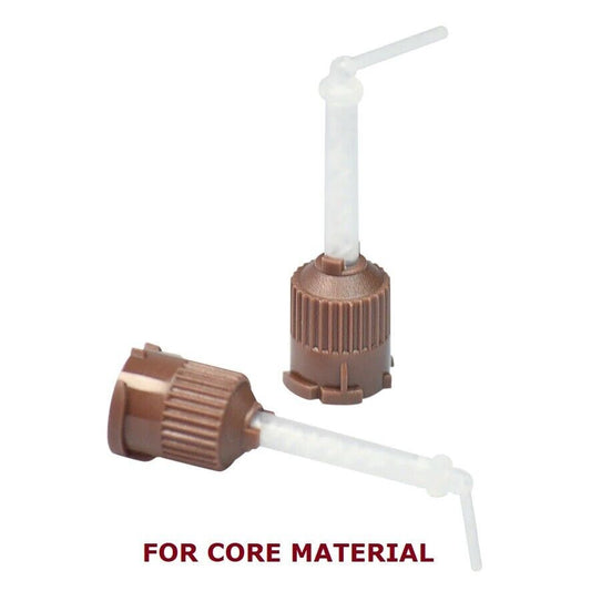 Defend type 50x HP Brown Short For Temp.Cement 1:1 Mixing Tips + intra oral tips