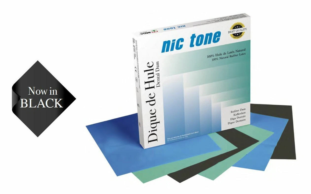 MDC Dental NIC TONE® Natural Latex Rubber Dam Medium DIFFERENT COLORS & SIZES