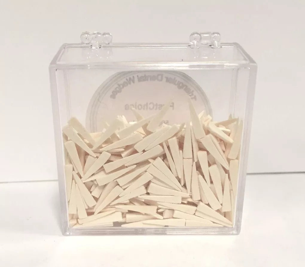 First Choice Triangular Wood Dental Wedges Small 500 Pack