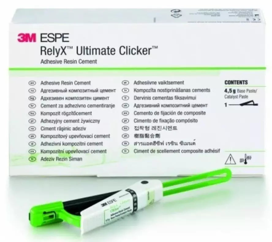 3M™ Rely X™ Ultimate Clicker™ Adhesive Resin Cement, Shade Translucent, 4.5gm