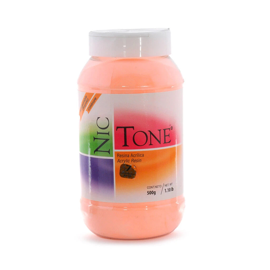 MDC NIC TONE Autocurable Coldcure Acrylic Resin 1lb Powder All Shades