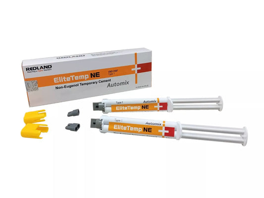 REDLAND Elite-Temp N E Temporary Cement Automix 10gm Syringe + Tips