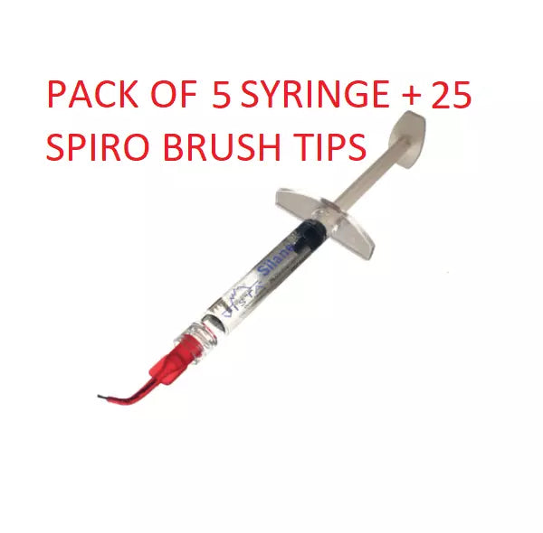 Vista Dental Porcelain Silane Syringes + Brush Tips