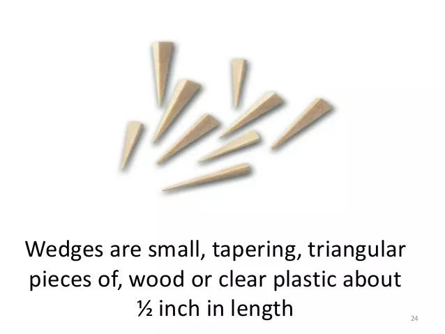 First Choice Triangular Wood Dental Wedges Small 500 Pack