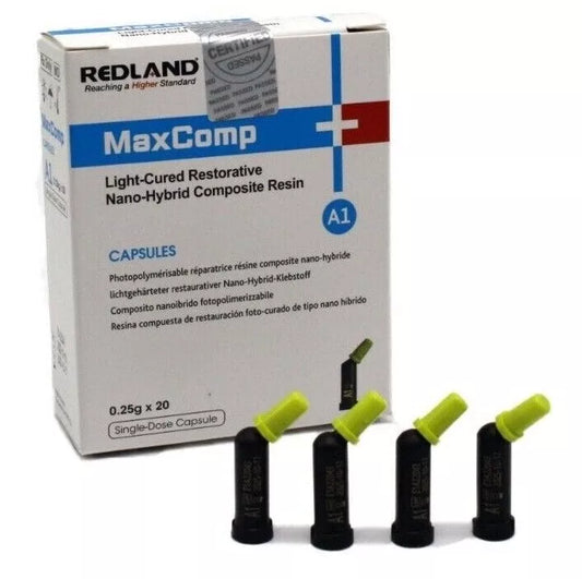 MaxComp LC Nano-Hybrid Composite Resin 20x0.25g Capsules