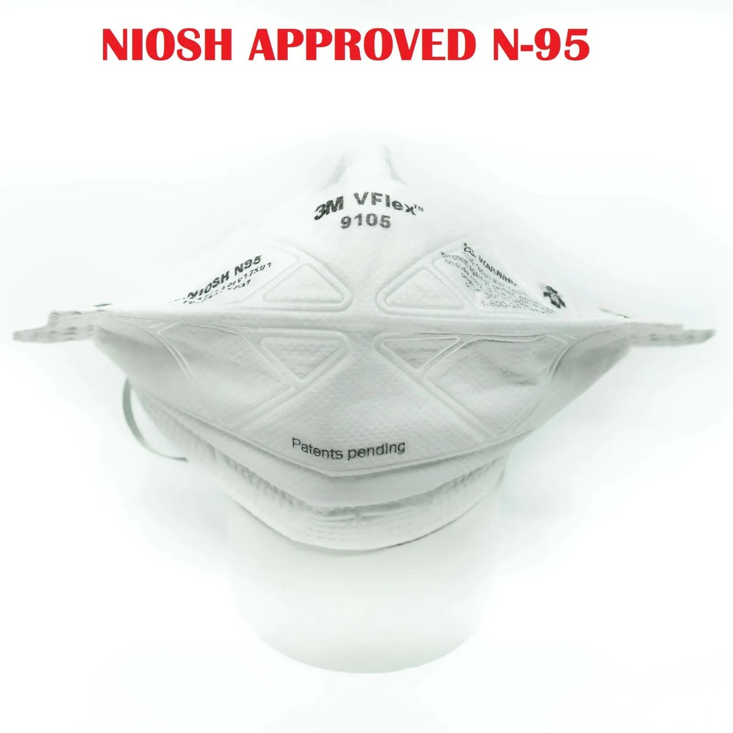 3M VFlex N95 NIOSH APRVD Particulate Respirator Surgical Face Mask