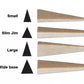First Choice Triangular Wood Dental Wedges SLIM 500 Pack
