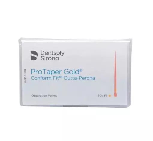 Dentsply Sirona ProTaper Gold Confirm Fit Gutta Percha Obturation Points 60/Pk