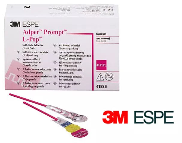 3M™ Adper™ Prompt™ L-Pop™ One-step Self-Etch Adhesive Refill 100 applicators