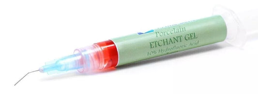 Prime Dental Porcelain Etch Etchant Gel 3gm syringe + tips USA
