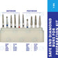 Redland Dental Diamond Bur FG-4100 Safe End Diamond Preparation Burs Kit 10/PK