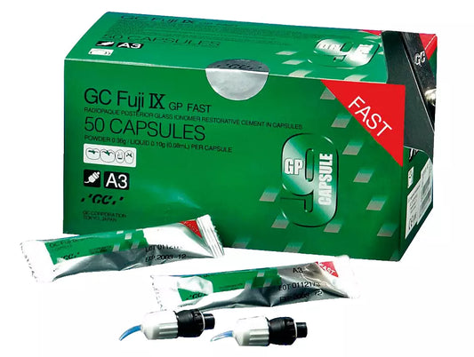 GC FUJI IX GP A3 Glass Ionomer Restorative Cement in CAPSULES 50 Cap/Box